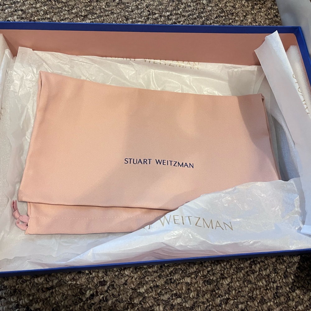Brand New Stuart Weitzman Caressa 80 Leather Ankle Boots